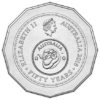 Australia?s 50 Cents Coin Commemorating 50 Years Of Decimal Currency. ROW231.