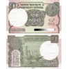 India?s Uncirculated 5 Consecutive Notes of 1 Rupees. ROW 159. - Image 2