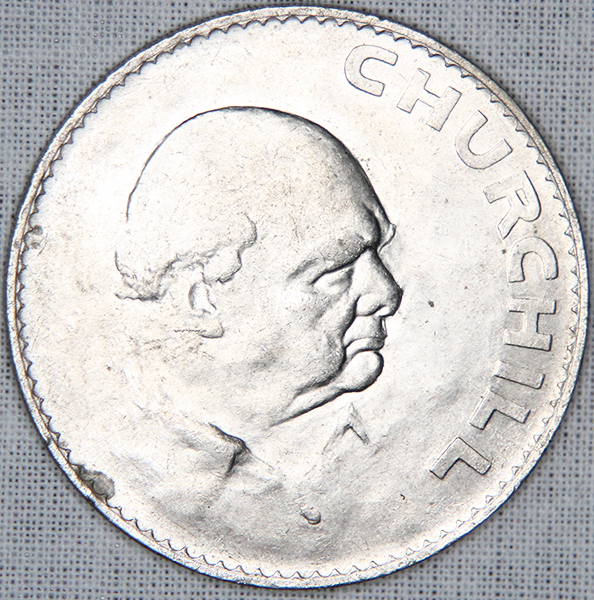United Kingdom 1965 Winston Churchill Commemorative Crown.ROW195.