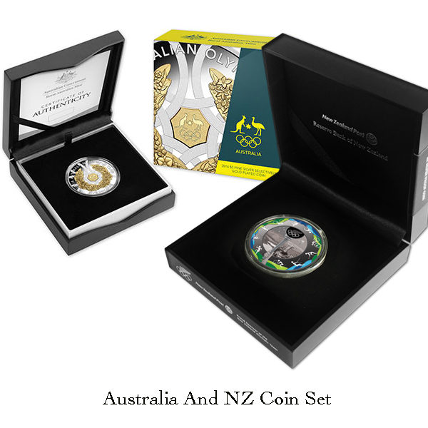 Australia And New Zealand 2016 Olympic Coin Set. ROW 214.