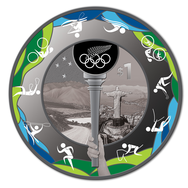 2016 New Zealand Road to Rio Silver Proof Coin. ROW 216. - Image 2