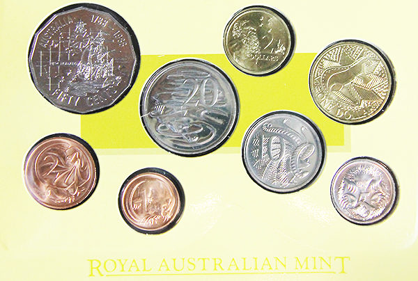 Australia's Uncirculated 1988 Bicentenary Celebration Coin Set. UNC. ROW 256. - Image 2