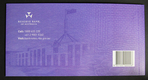 RBA Next Generation of $5 Note In RBA Folder - Image 3