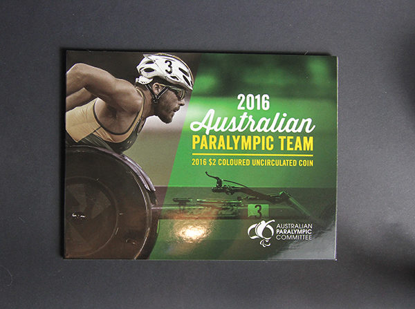 2016 Australian Paralympic Team $2 Folder