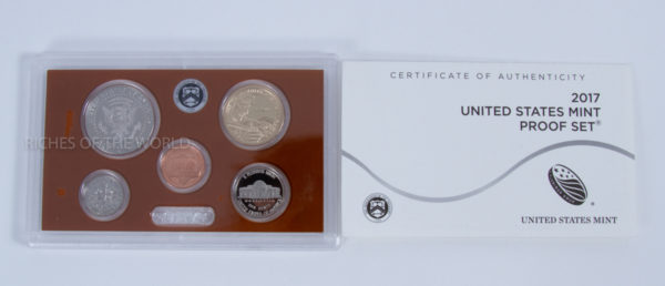 USA 2017 Five Coin Proof Coin Set. San Fransisco Mint. ROW 294. - Image 4