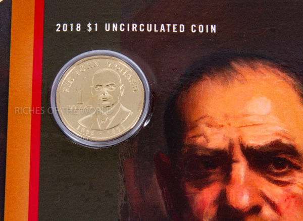 Australia's 2018 $1 Sir John Monash. Uncirculated. ROW 300 - Image 3