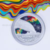 Australia's 2017 Sydney NYE $1 Fine Silver Frosted. Mintage 5000. ROW 301 - Image 3
