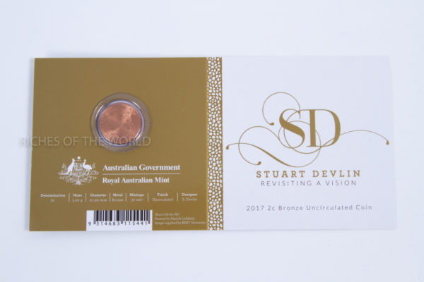 Australia's 2017  2 Cents Bronze Uncirculated Coin. ROW 304 - Image 2