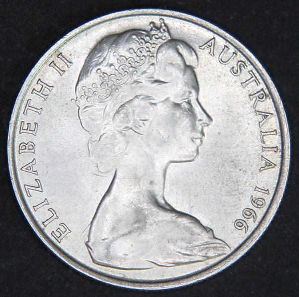 Australia's 1966 Round Silver 50 cents. ROW 242 - Image 2