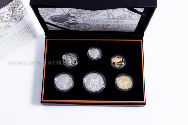 Australia's 2017 Six Coin Proof Year Set.Effigy of an Era - Ian Rank-Broadley Portrait. ROW 267. - Image 4