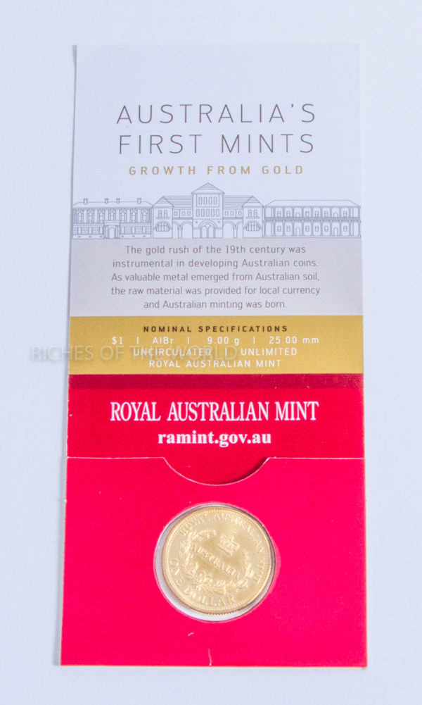 Australia's One Dollar Coin Featuring First Mint With Canberra Mintmark. ROW 286