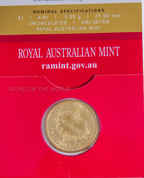 Australia's One Dollar Coin Featuring First Mint With Canberra Mintmark. ROW 286 - Image 2