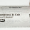 USA Presidential Dollar Coin Roll. John F Kennedy. ROW312
