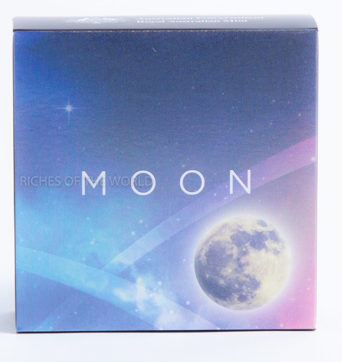2019 Australia $5 Coloured Fine Silver Coin Featuring Moon - Image 2