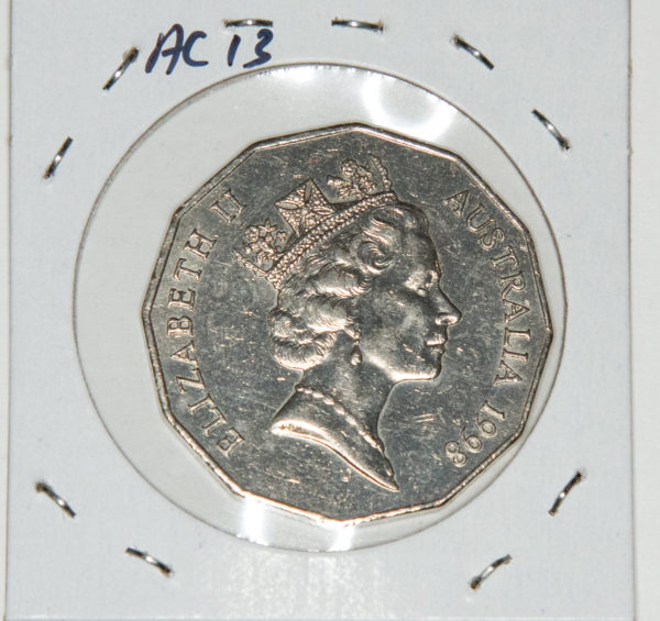 Australia 50 Cents. DISCOVERY OF BASS STRAIT. AC13-15 - Image 2