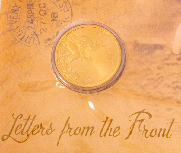 2016 Australia's Letter From The Front coin and stamp set. ROW 322 - Image 3