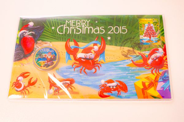 2015 Australia's Merry Christmas Coin and stamp set. ROW 326