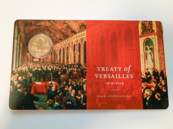 Australia 2019 $1 Treaty Of Versailles.ROW336