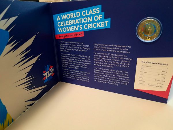 Australia 2020 $2 Unc Ft ICC Women's T20 WC 2020.ROW338 - Image 2