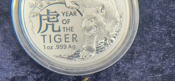 Australia's 2022 Year Of The Tiger 1oz Silver Bullion Coin - Image 3