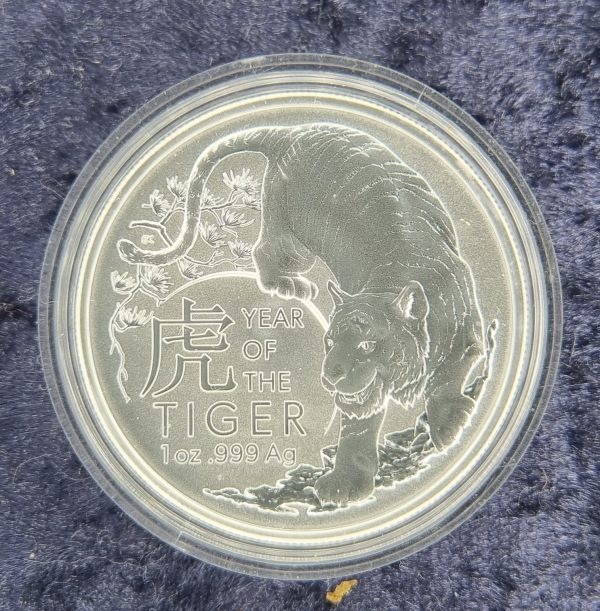 Australia's 2022 Year Of The Tiger 1oz Silver Bullion Coin